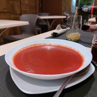 Gaspacho at Bambú in Vigo