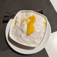 Arroz con leche de coco y mango at Bambú in Vigo