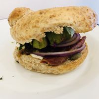 Burger at Väcka in Barcelona