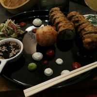 fried sushi at Etnosvet in Prague