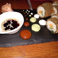 fried sushi at Etnosvet in Prague