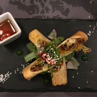 Spring rolls  at Etnosvet in Prague