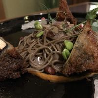 Fried tofu & noodles  at Etnosvet in Prague