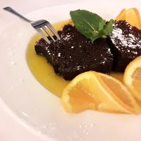 Vegan cake for dessert. at Svarog in Guardamar Del Segura