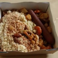 Vegan couscous at Veg Mama Food Truck in Nantes