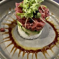 Tuna tower (not as good as the rolls)  at Blue Sushi Sake Grill in Denver
