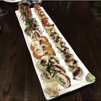 All of the veggie sushi options... the best ones were the one with BBQ paper and the Tomato based tuna ! at Blue Sushi Sake Grill in Denver