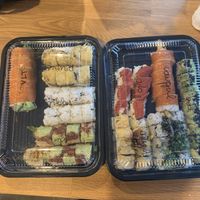 Our take out!!! It was amazing  at Blue Sushi Sake Grill in Denver
