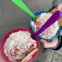 You can even bring your own china to avoid garbage  at Eisschmiede - Manufaktur fur Genuss in Dusseldorf