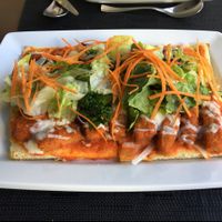 buffalo pizza! at Nümen in Merida