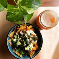 Best chilaqules & yummy juice  at Nümen in Merida