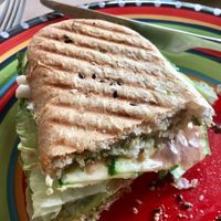 Panini al Pesto at Nümen in Merida