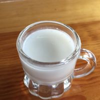 Cashew milk at Gaia in Sagada