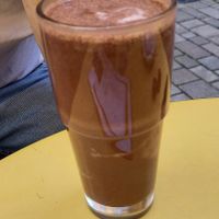 Vegane heiße Schokolade at Cafe Leander in Bamberg