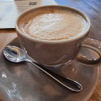 Cappuccino at TIAN Bistro am Spittelberg in Vienna