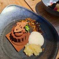 Veganes Schokoladendessert at TIAN Bistro am Spittelberg in Vienna