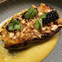 Filled eggplant  at TIAN Bistro am Spittelberg in Vienna