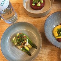 Asparagus  at TIAN Bistro am Spittelberg in Vienna