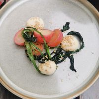 Radishes and cream at TIAN Bistro am Spittelberg in Vienna