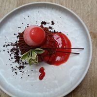 Dessert - Schokomousse at TIAN Bistro am Spittelberg in Vienna