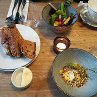 First course Sharing Chef's Garden at TIAN Bistro am Spittelberg in Vienna