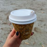 Almond latte at Two Cats Espresso Bar in Boronia