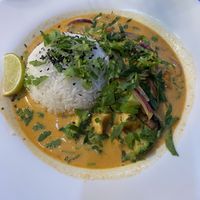 Red curry  at Clear Head - Lehka Hlava in Prague