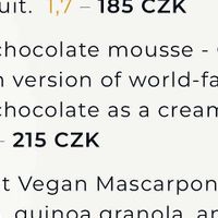 Don’t skip the mousse  at Clear Head - Lehka Hlava in Prague