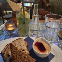Tofuie gras + lemonade at Clear Head - Lehka Hlava in Prague