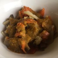 salad with dressing at Malibu House in Okinawa