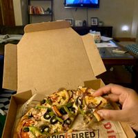 Aaah, Friday night comfort vibes 🥰 at Rapid Fired Pizza in Centerville