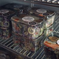 Light lunch in the fridge - Zoodles :) at Southern Pressed Juicery in Greenville