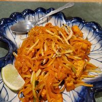 Vegan pad thai at Komol Thai Restaurant in Las Vegas