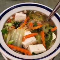 Veggie and tofu soup - soooo good!!! at Komol Thai Restaurant in Las Vegas