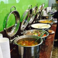 lots of soups at San Deul in Cheonan