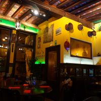 The interior. Nothing fancy but pretty cozy at Little Ethiopia in Antwerpen
