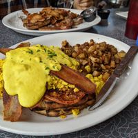 Veggs benedict at Lake Effect Diner in Buffalo