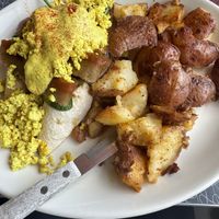 Vegan Benedict   at Lake Effect Diner in Buffalo