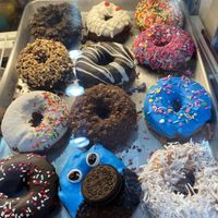 The vegan options when I was there at Zombee Donuts & Bakeshop in Fullerton