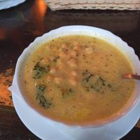 Soup of the day - chickpea sup at Bar Alternatywa in Hel