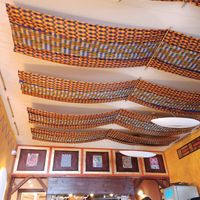 African wibe inside at Bar Alternatywa in Hel