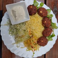 Falafel at Bar Alternatywa in Hel