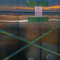 Closed down by authorities at La Riva in Porec