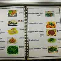 Menu at Miss Thuy Vegetables - Food Stall in Hoi An