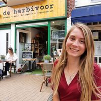 Happy face happy place :D at De Herbivoor in Groningen