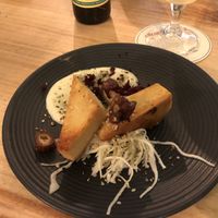 Tofu starter (evening set menu )  at De Herbivoor in Groningen