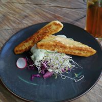 Burmese tofu at De Herbivoor in Groningen