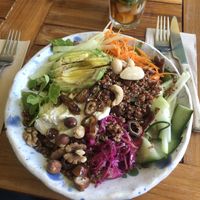 quinoa salad  at De Herbivoor in Groningen