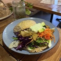 Seitan sandwich   at De Herbivoor in Groningen