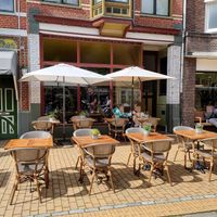 Outside - terrace at De Herbivoor in Groningen